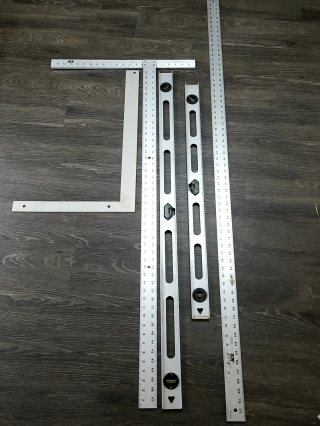 USA Rulers, Yard Sticks, square