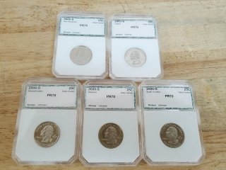 2000-S PR70 State Quarters Set