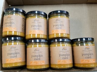 New Pumpkin Curd Jars in Box, BB 4/17/26