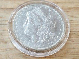1902 Silver Morgan Dollar Coin
