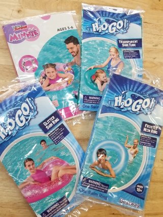 New Swim Rings & Tubes