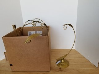 NEW hanger stands each 14 inches tall 