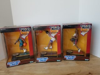 Starting lineup backboard kings, each approx 9 inch tall 