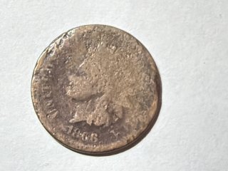 1866 Indian Head Cent