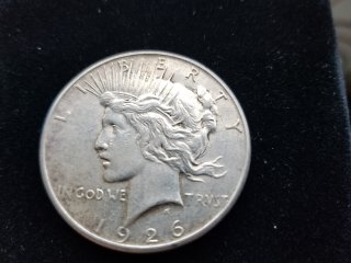 1926 S Peace silver dollar 