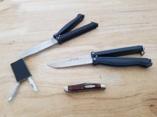 Robeson knife, fishing knives, money clip