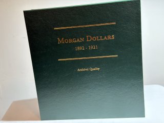 Morgan Dollars 1892 - 1921 collectors folder, like new condition 