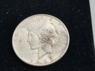 1922 P Peace silver dollar