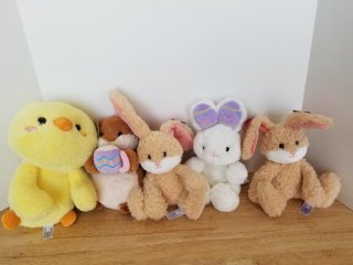 New plush animals, tallest approx 10 inch