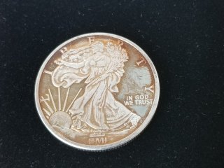 One troy ounce .999 fine silver 