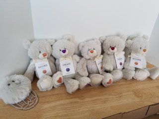 New plush animals, tallest approx 8 inch