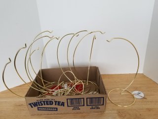 New hanger stands, each 12 inch tall 