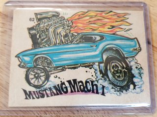 Vinage Mustang Mach 1 Card
