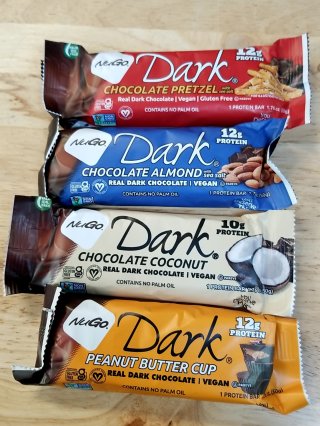 New NuGo Dark Protein Bars, BB 8/29/26