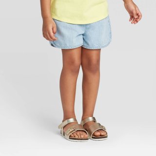 New Toddler Girls\' Denim Woven Pull-On Short, 5T