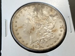 1881 S Morgan Silver Dollar