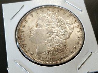 1883 O Morgan Silver Dollar