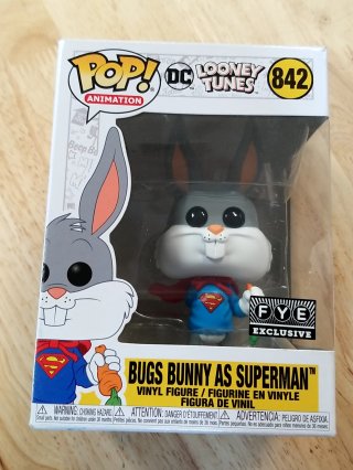 New Bugs Bunny Superman Funko Pop Figure