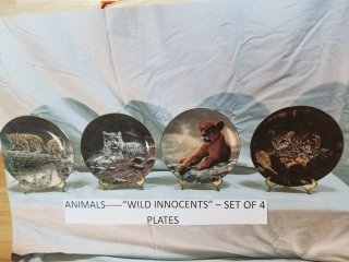Collectible plate set, mint in boxes 