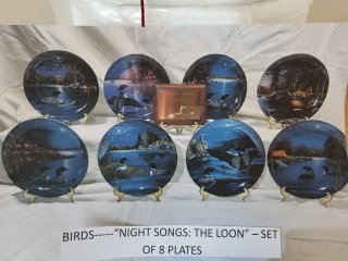 Collectible plate set, mint in boxes 