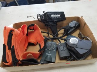Straps, soldering gun, timers 