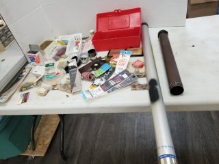 FISHING tackle, rod holders, other