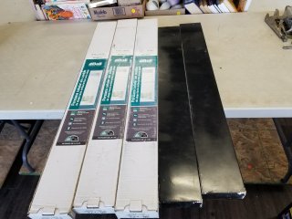 WINDOW blinds and shelves