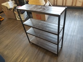 METAL shelf, 36 by 30 by 10 inch 