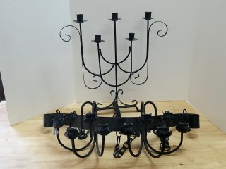 Black Metal Candelabra
