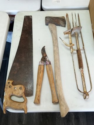 Vintage hand tools set