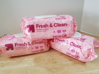 New scented baby wipes 100 in each