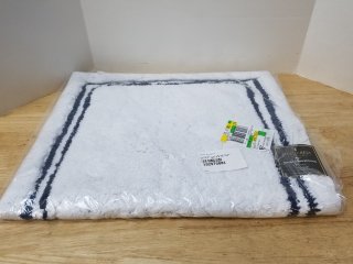 New Border Stripe bath rug 34 by 21 inch