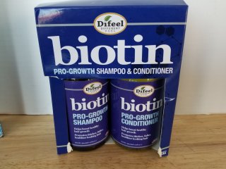 New Biotin shampoo and conditioner, each 12 oz