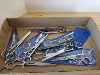 Scissors, one pair case xx, one pair swiss, see pics 
