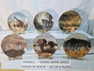 Collectible plate set, complete, mint in boxes, Bradford 