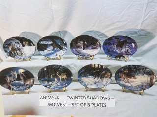 Collectible plate set, mint in boxes, Bradford 
