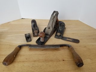 Planes and wood carving tool, see pics for markings 