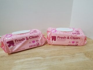 New scented baby wipes 100 in each