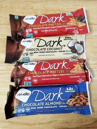 New NuGo Dark Protein Bars, BB 9/27/26