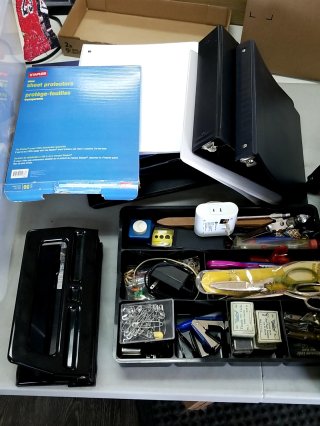 Office supplies and binders