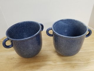 New Ceramic planters, each approx 6 by 6 inch 