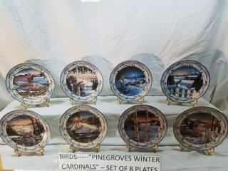 Collectible plate set, mint in boxes 