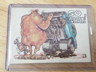 Vintage So What! Collector Sticker