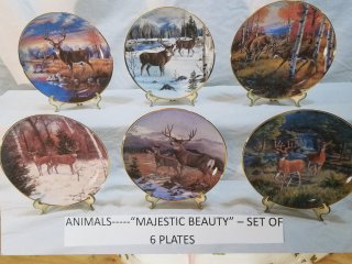 Collectible plate set, mint in boxes 
