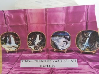 Eagle plate set, complete set, mint in box 