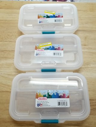 New Clear Plastic Storage Boxes