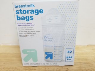 New breastmilk storage bags, 50 total 
