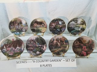 Collectible plate set, mint in boxes 