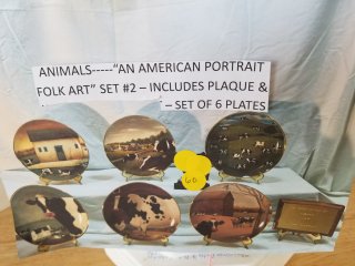 Collectible plate set, mint in boxes 
