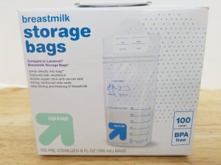 Breastmilk storage bags, 100 total 